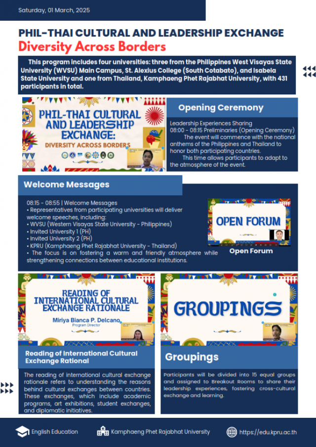 2. Phil-Thai Cultural and Leadership Exchange